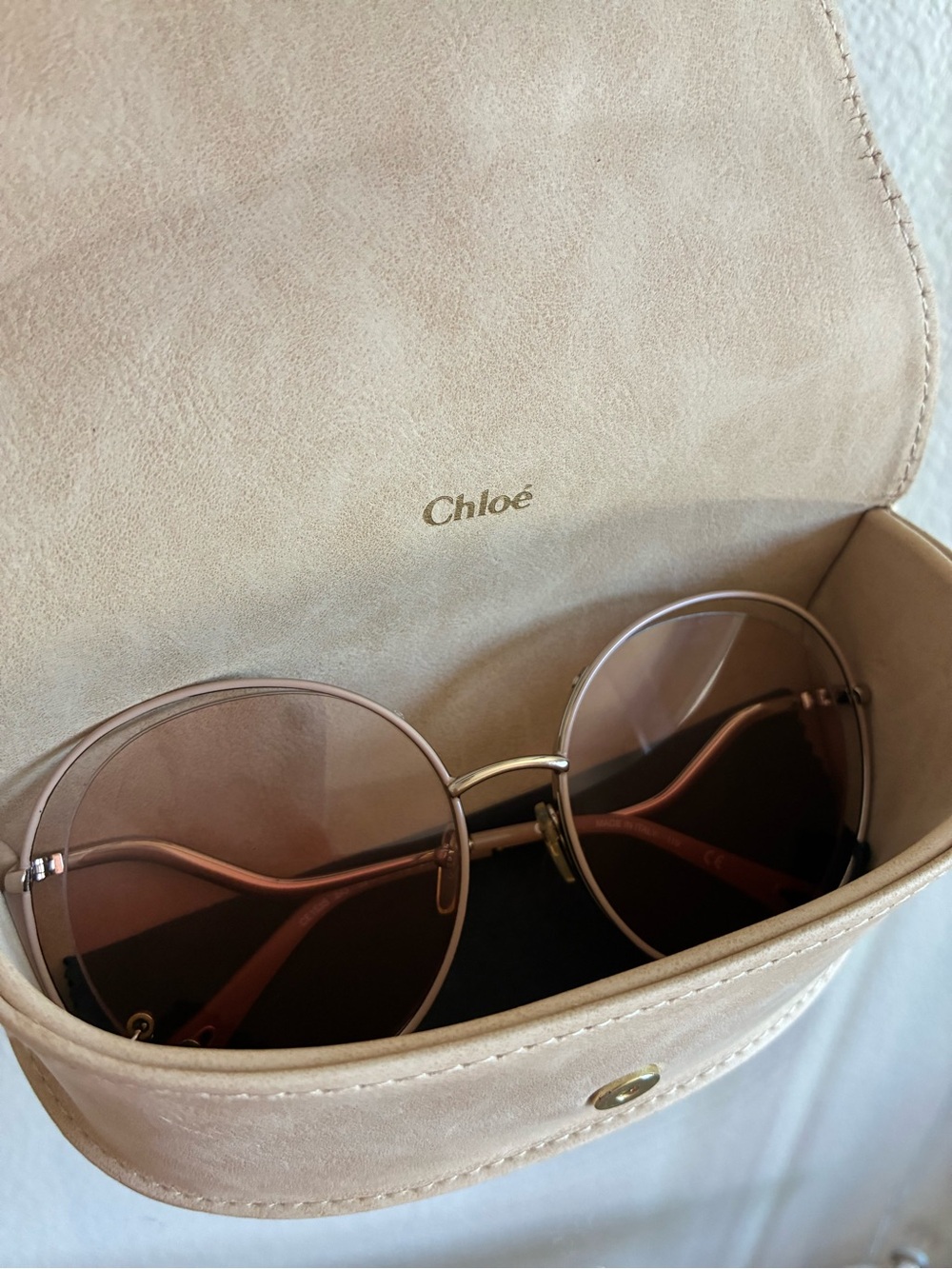 Chloé 🌞 Rose Gold / Gradient Pink Sunglasses 🕶️